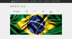 Desktop Screenshot of amem-go.org.br