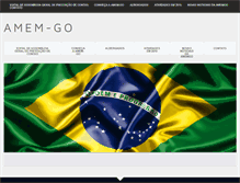 Tablet Screenshot of amem-go.org.br